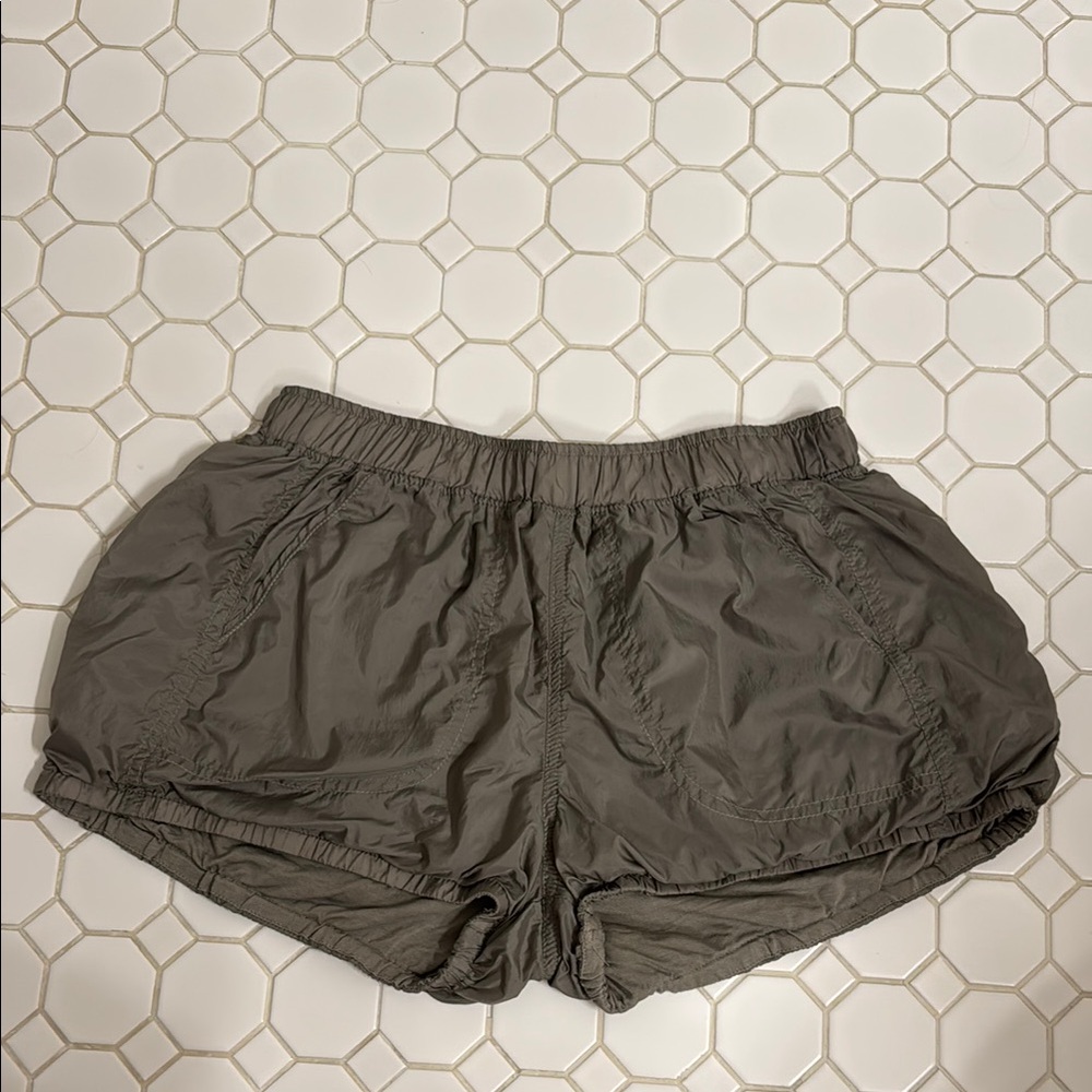 FP Movement Sunshine Bubble Olive Green Women's Shorts